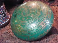 Tibetan Colored Brass Sing Bowls